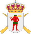 Coat of arms of the Västerbotten Regiment (I 20/Fo 61) 1977–1994 and the Lapland Brigade (Lapplandsbrigaden, NB 20) 1994–1997.