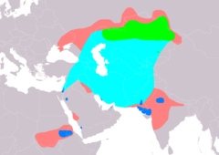 Distribución de Vanellus gregarius