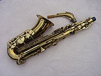 Vito 'Model 35' alto saxophone, circa 1960s. An unusual instrument with additional keywork.
