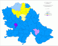 Linguistic structure of Vojvodina by municipalities 2011.