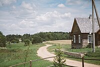 Тиневичи. Въезд в деревню