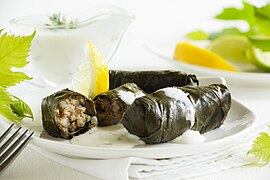 Feuille de vigne (sarma ou dolma).