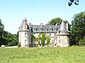 Château de Crévy : vue extérieure d'ensemble.