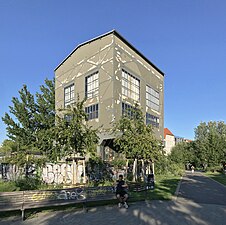 Locomotive shed, today neighbourhood organisation Nirgendwo