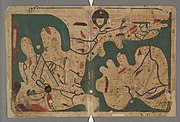 12th-13th century copy of 11th century world map from "Book of Curiosities", Bodleian Library