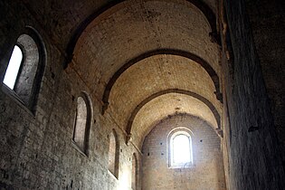 L'église, voûte de la nef.