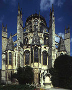 Arrière de la cathédrale, en 2005.