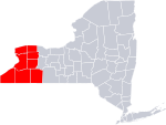 Buffalo Niagara Region within New York State