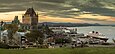 Le château Frontenac au bord du fleuve. Septembre 2018.