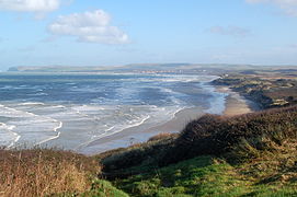 Littoral de la commune de Tardinghen, entre les deux caps du Pas-de-Calais.