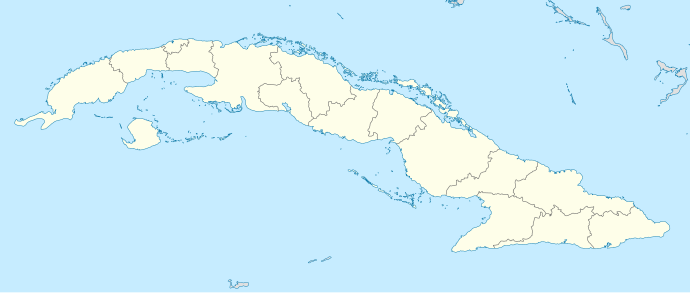 Carte des aéroports de Cuba