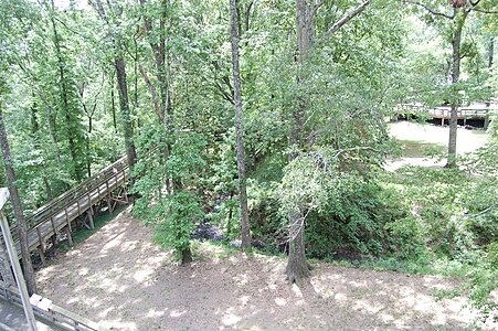 View of Fort Desperate from the observation tower.