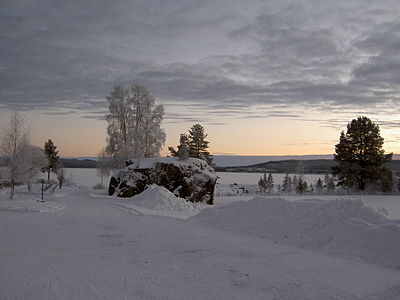 Rochedo glacial de Havra Häll