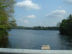 Ashmere Lake from Route 143, looking north