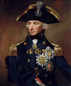 Horatio Nelson, 1st Viscount Nelson, by Lemuel Francis Abbott (edited by Soerfm)