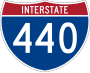 Interstate 440 marker