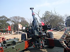 Dhanush 155 mm artillery gun in L39, L45 and L52 configurations by GCF