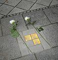 Stolpersteine in front of Blumenthalstrasse 23 in remembrance of Siegmund, Helene und Walter Klein[104]