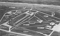 Map of Launch Complex 37 of the 1960s, with original Mobile Service Structure