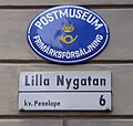 Lilla Nygatan 6:ssa toimii Postimuseo.