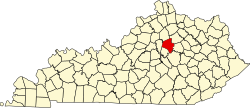 Location in the Commonwealth of Kentucky