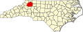 State map highlighting Wilkes County