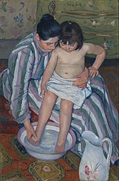 Mary Cassatt's The Child's Bath (9 December)