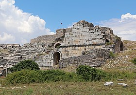 Right entrance of the ancient Greek theatre