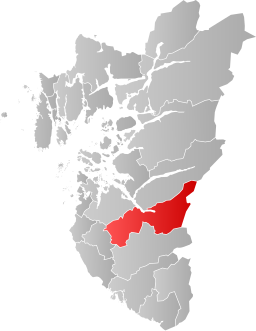 Gjesdals kommun i Rogaland fylke.