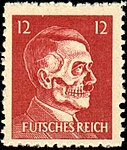 American Adolf Hitler propaganda stamp