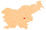 The location of the Municipality of Šentrupert