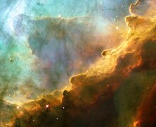 The Omega Nebula, an example of an emission nebula