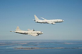 P-3獵戶座海上巡邏機與P-8波賽頓海上巡邏機