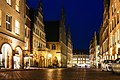 Le Prinzipalmarkt la nuit.