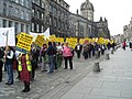 Scottish carers march down the Royal Mile to Holyrood