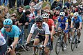 Michael Valgren, Peter Sagan, Philippe Gilbert and Wout Van Aert at 2018 Tour of Flanders