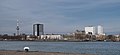 Rotterdam, view to Scheepvaartkwartier (with the Euromast) from Hotel New York