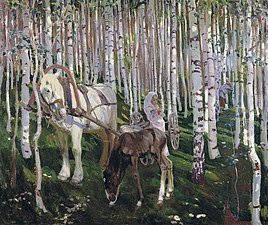 In the forest, 1905