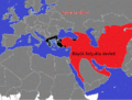 Seljuk Empire (1037-1194 AD) in 1092 AD.