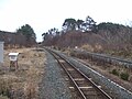 The unused side of the track has been removed (December 2008)