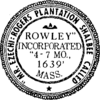 Official seal of Rowley, Massachusetts
