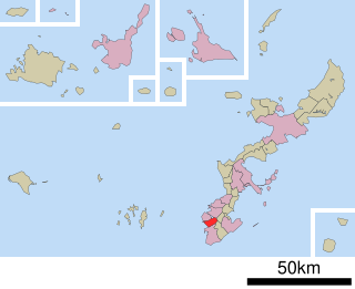 豊見城市位置図