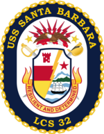 USS Santa Barbara Coat of Arms