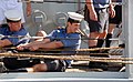 Royal Navy sailor with British seaman's cap
