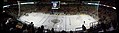 A stitched panoramic image of the inside of the arena before a Manchester Monarchs AHL game versus the Providence Bruins
