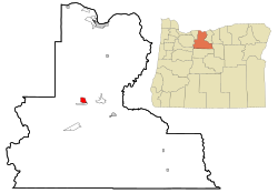 Location of Pine Hollow, Oregon