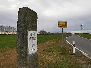 Wegweisersäule Seeligstadt