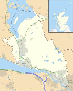 Milton is located in West Dunbartonshire