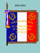 Drapeau de 1852 à 1854 (avers)