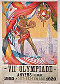 Affiche des Jeux olympiques de 1920.